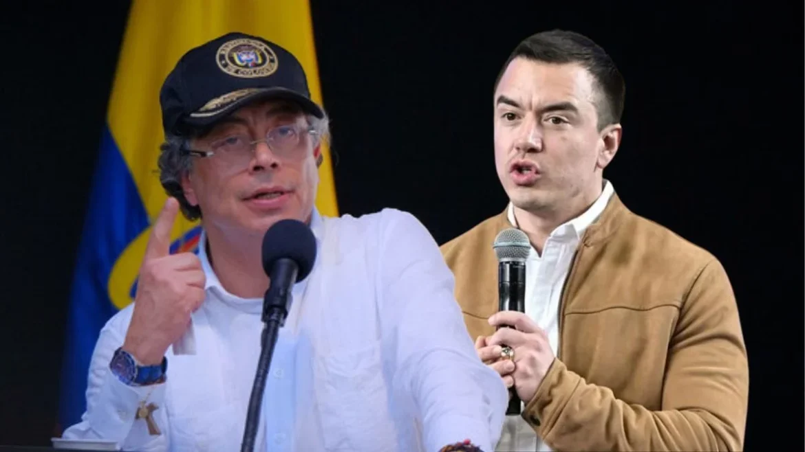 Noboa acusa a Petro de impulsar incursión guerrillera en Ecuador