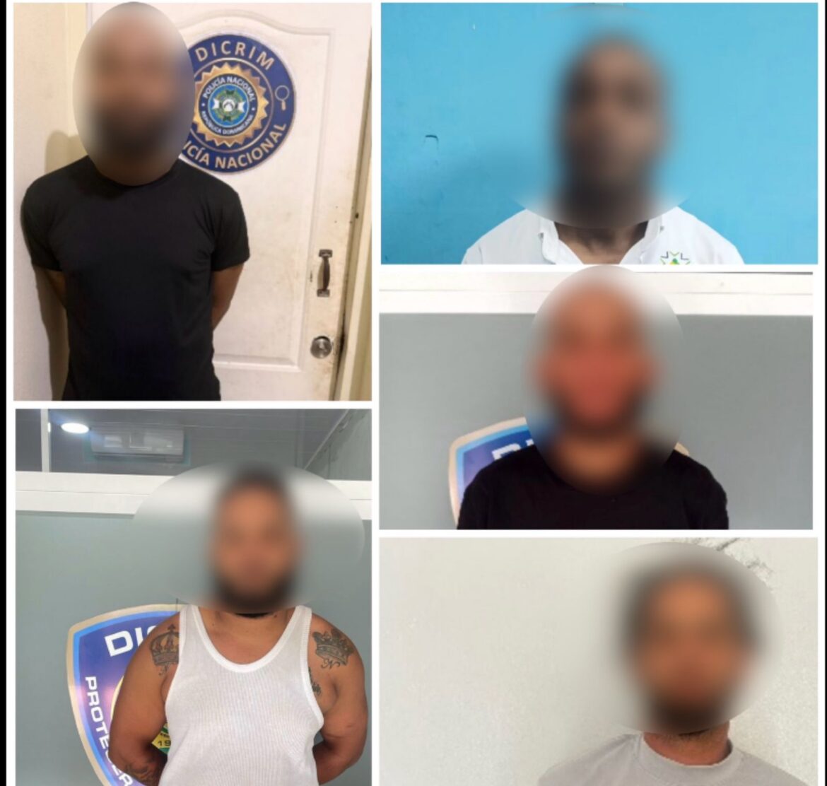 Arrestan a cinco hombres por agresión y amenazas contra mujeres en Santiago
