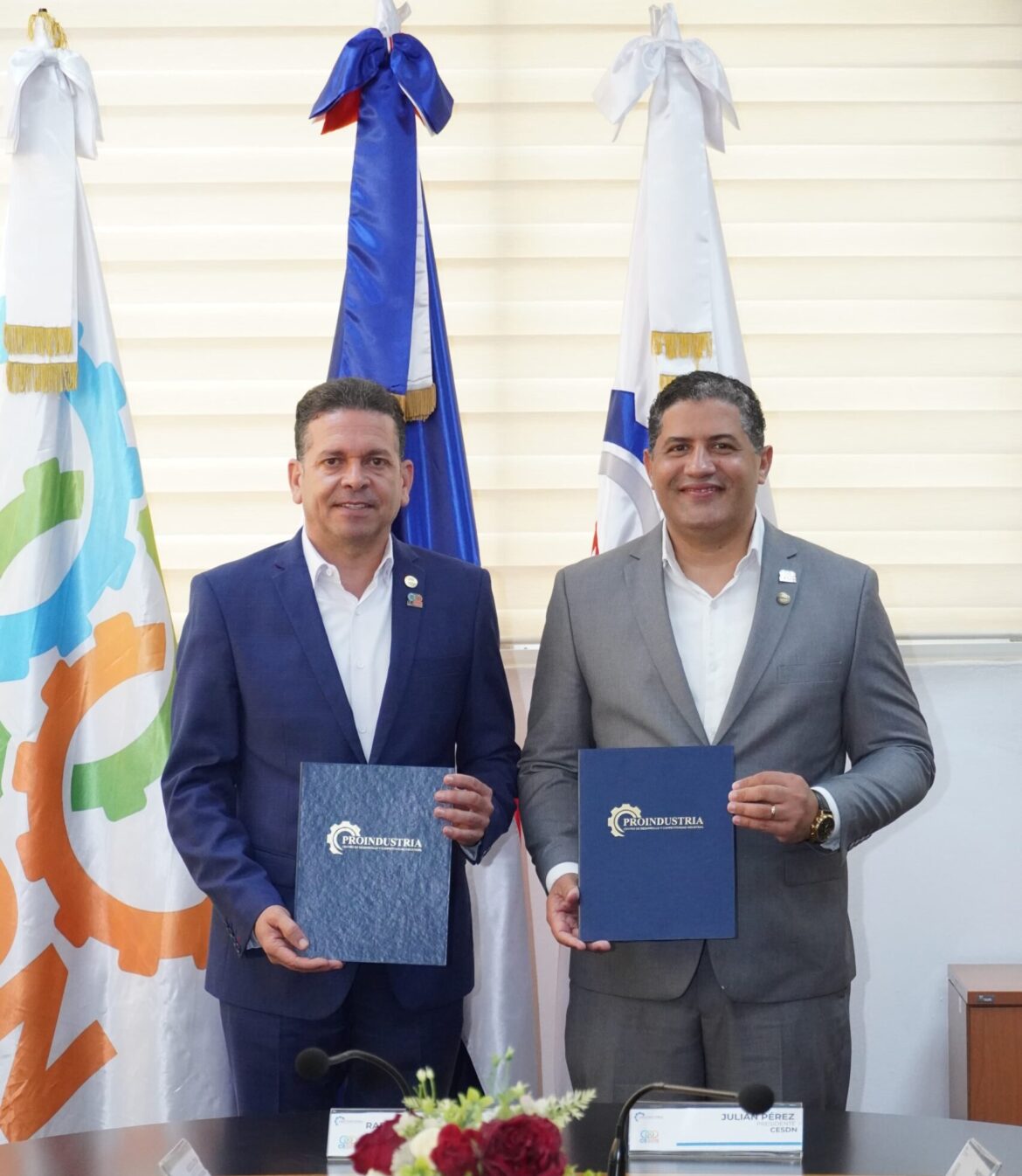 Proindustria y CESDN firman convenio para fortalecer el desarrollo industrial y empresarial de Santo Domingo Norte