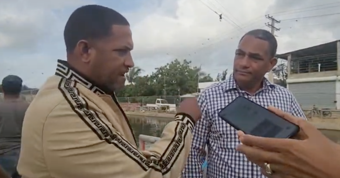 Tensión en Santiago Oeste por construcción de puente sobre canal