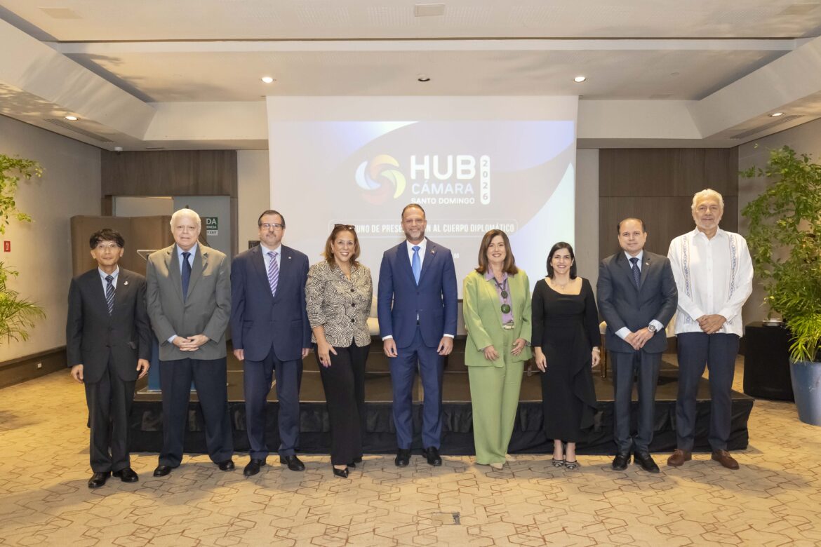 Cuerpo diplomático conoce oportunidades de negocios en HUB Cámara Santo Domingo 2026