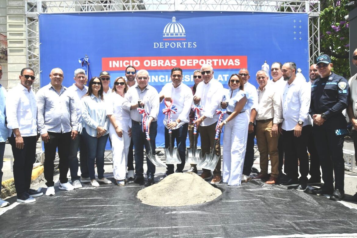 Ministros anuncian obras deportivas en Espaillat con una inversión de RD$415 millones