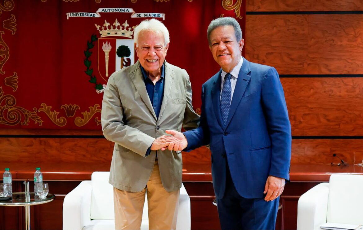 Leonel Fernández y Felipe González alertan sobre “caos mundial”