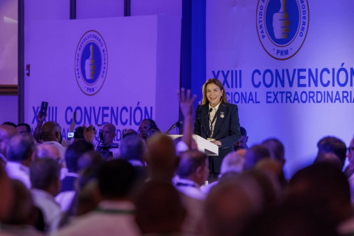 Carolina Mejía resalta madurez política del PRM, partido elegirá autoridades por dos años el 9 de agosto