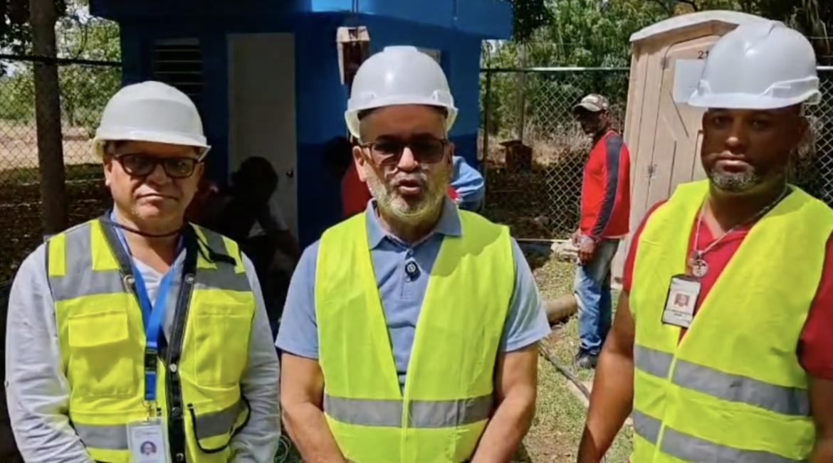 Coraasan instala nueva bomba de impulsión en el "Pozo de Chepe" en Jacagua